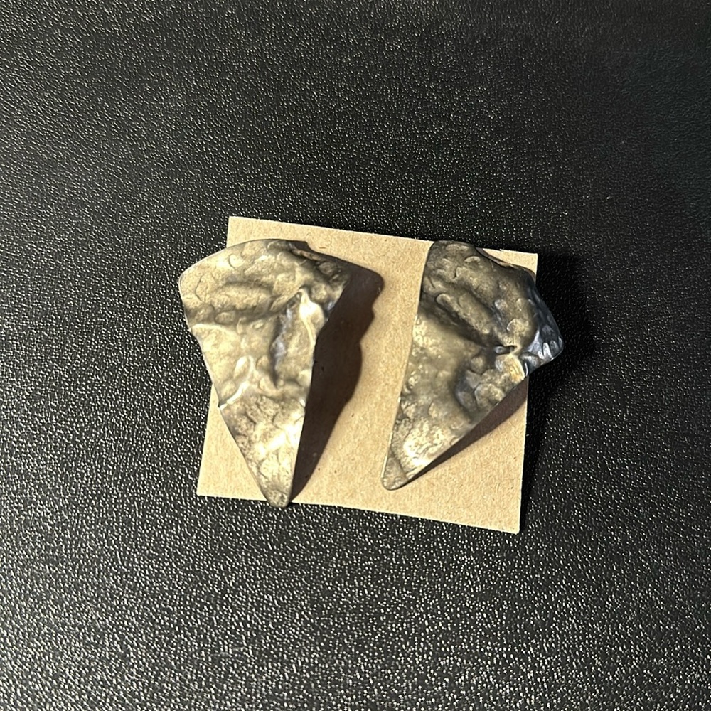 Silver earrings